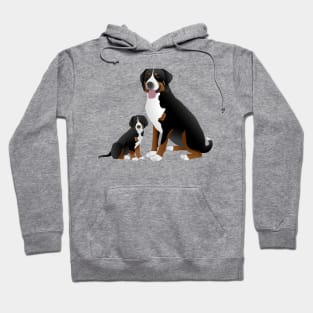 Greater swiss mountain dog Hoodie